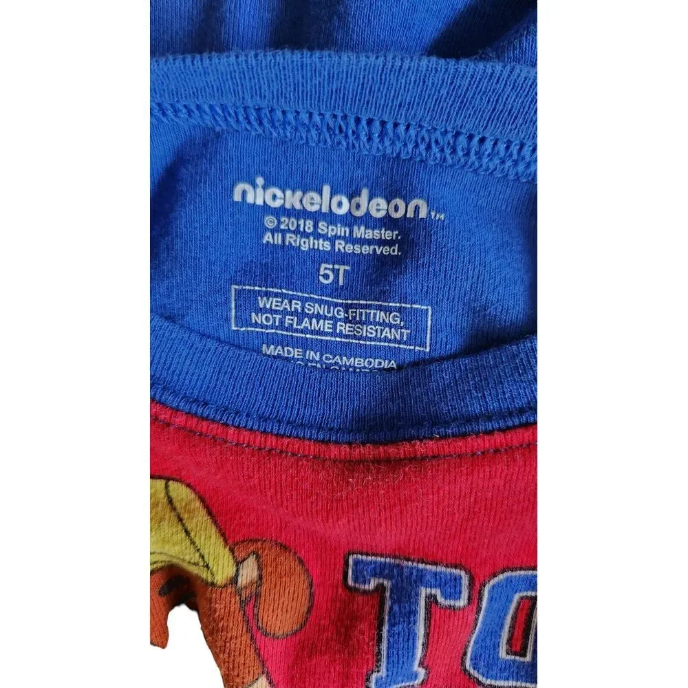 Paw Patrol Pajama Set‎ Short Sleeve Size 5T